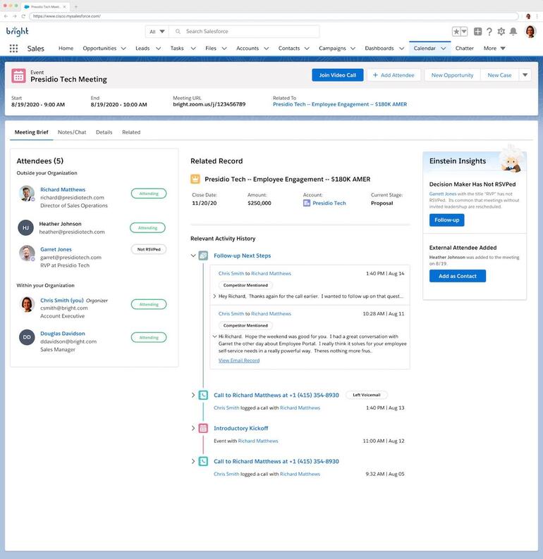 Salesforce Meetings