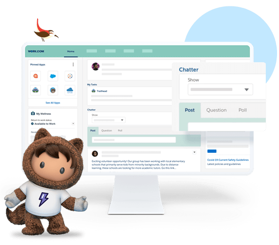 Salesforce HR apps digital workspace