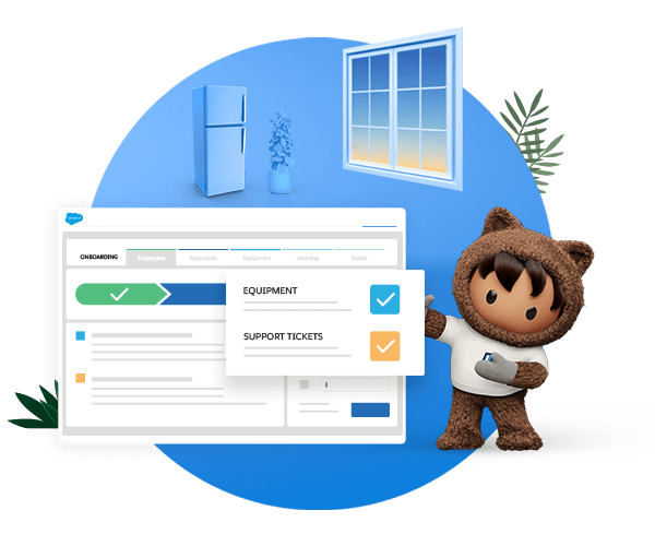 Salesforce HR apps it tickets