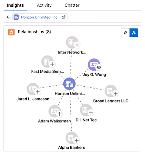 Salesforce Einstein Relationship Insights